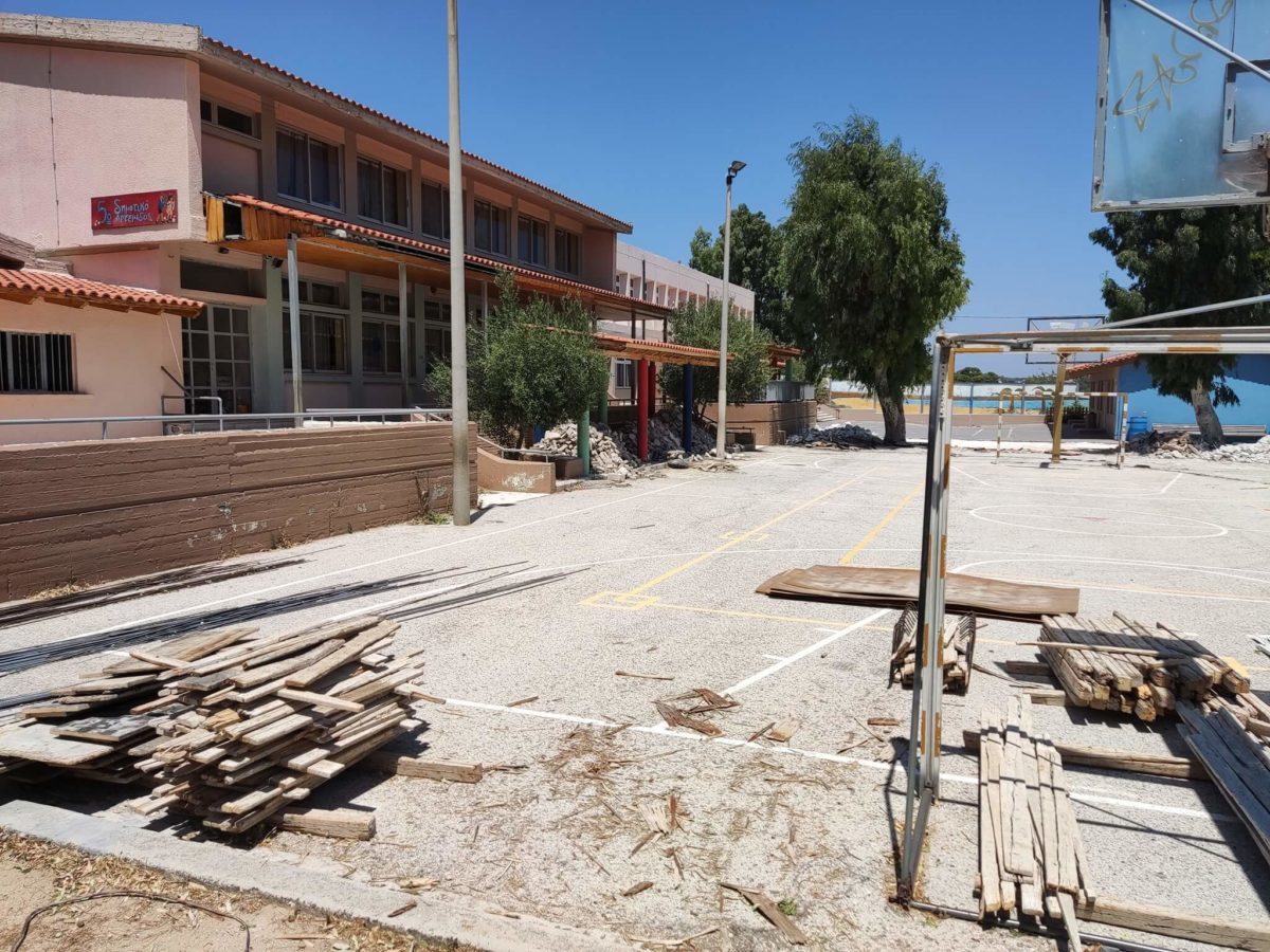 Δήμου Σπάτων-Αρτέμιδος: Ανακατασκευή και αναβάθμιση προαυλίων χώρων Δημοτικών Σχολείων του Δήμου