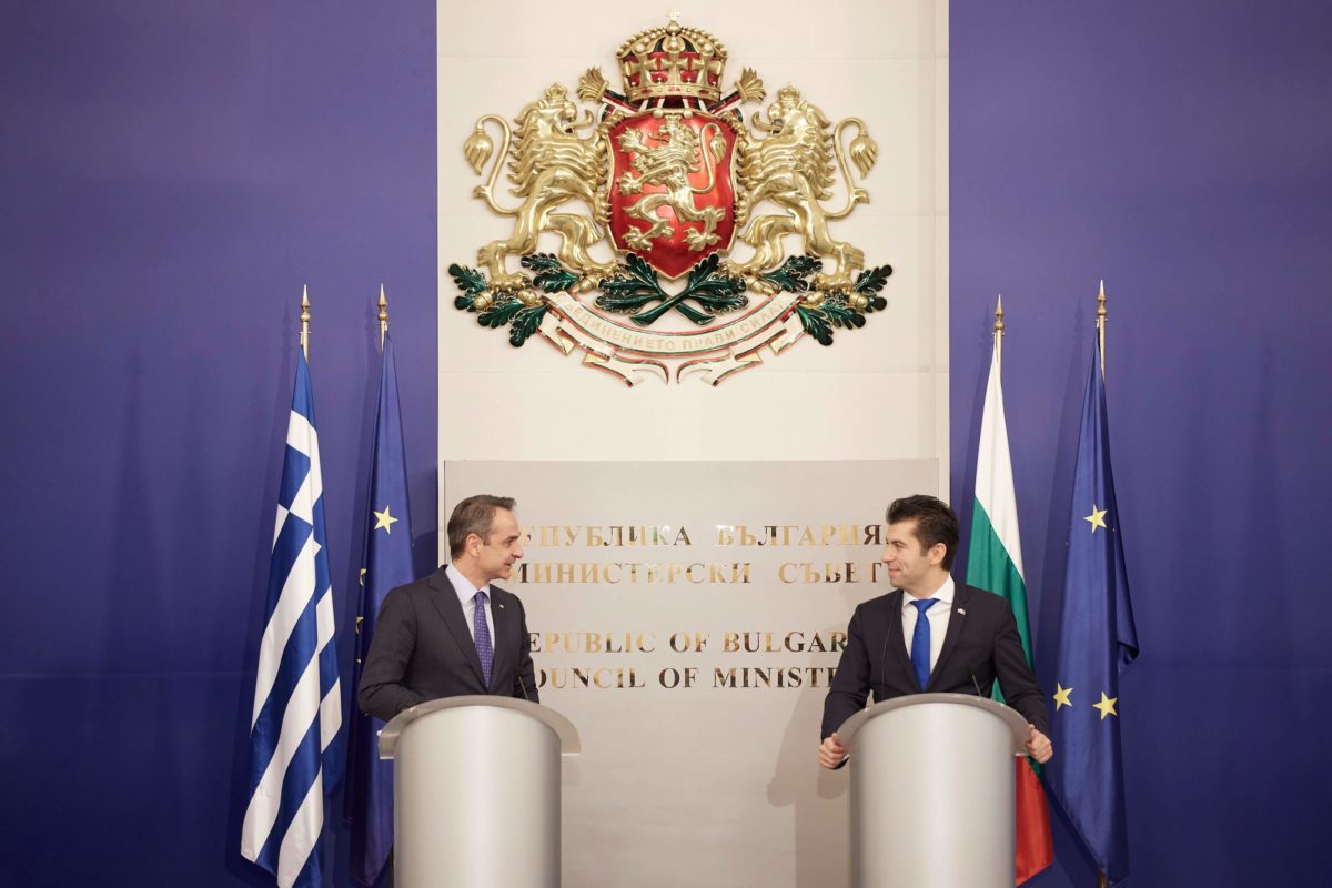 Δηλώσεις του Πρωθυπουργού Κυριάκου Μητσοτάκη κατά την κοινή συνέντευξη Τύπου με τον Πρωθυπουργό της Βουλγαρίας KirilPetkov στη Σόφια