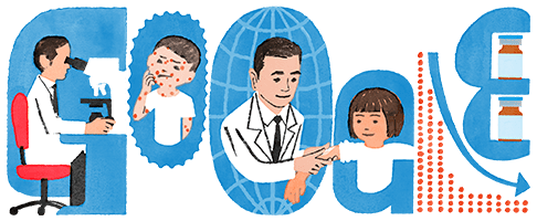 Η Google τιμά με doodle τον ιολόγο που ανέπτυξε το πρώτο εμβόλιο κατά της ανεμοβλογιάς