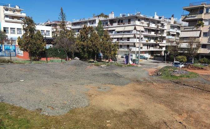 Δήμος Γαλατσίου: Στρώθηκε το οικόπεδο στην πλ. Κουντουριώτου