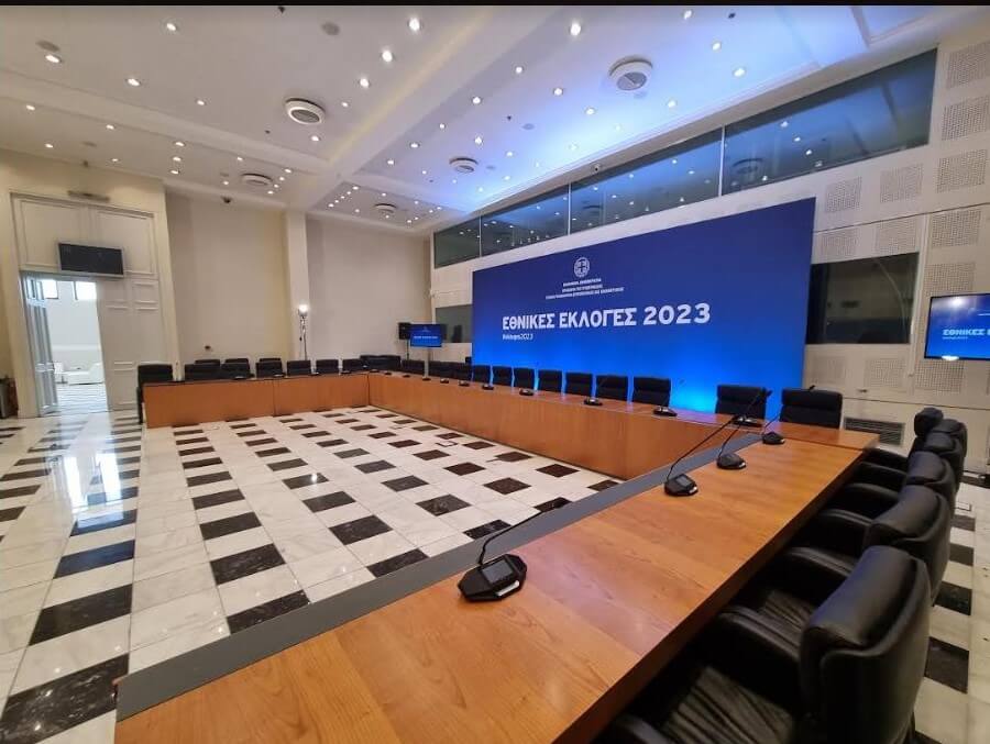 Έναρξη λειτουργίας Κέντρου Τύπου στο Ζάππειο, για τις Εθνικές Εκλογές της 21ης Μαΐου 2023